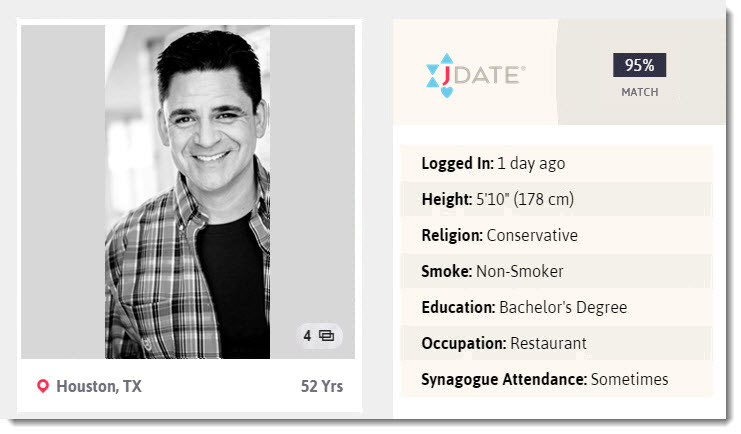 example of profile on dating site