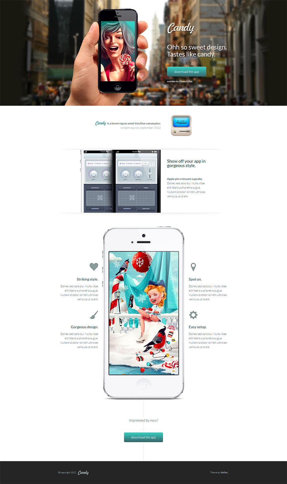 iphone dating app template